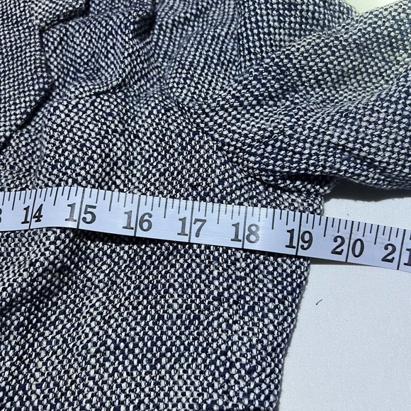 ELIZABETH and James Long Blazer Ruched Sleeve Size 10 - Picture 10 of 11